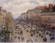 Pissarro Camille Boulevard Monmartre in Paris  - Hermitage